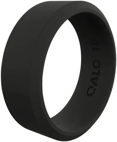 Brand new Qalo men’s black silicone ring size 9