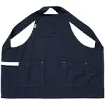 Hedley & Bennett Smock 2 Pocket Blueberry Cotton Solid Apron