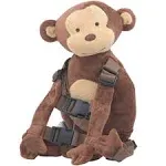 Berhapy 2 in 1 New Monkey Toddler Safety Harness Backpack Children's Walking Leash Strap(Brown)