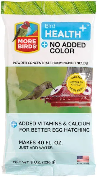 More Birds Health Plus Clear Hummingbird Nectar Powder Concentrate