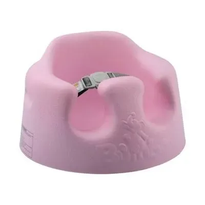 Bumbo Baby Soft Foam Wide Floor Seat w/3 Point Adjustable Harness, 2 Pack, Pink