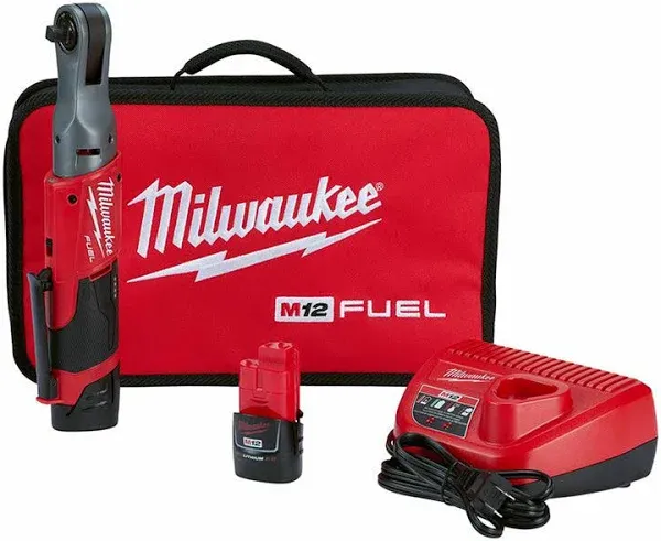 Milwaukee 2557-22 M12 Fuel 3/8 in. Ratchet Kit