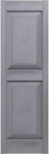 Mid America Raised Panel Vinyl Shutters 14.75in. Wide (1 Pair)