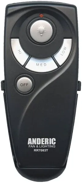 Anderic Uc7083t CHQ7083T for Hampton Bay Ceiling Fan Remote Control