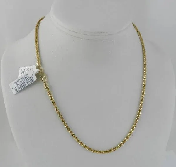 Giani Bernini 18" Gold-Plated Sterling Silver Rope Link Chain Necklace