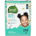 Free And Clear Baby Wipes, Refill, 7 X 7, Unscented, White, 256/pack