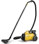 Eureka 3670m Canister Cleaner, Lightweight Powerful Vacuum for Carpets and Hard Floors, w/ 5bags,Yellow