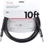 Fender Professional Series Instrument Cable 10ft Black