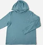 Free Fly Youth Bamboo Shade Hoodie Bluestone / Medium