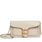 Coach Tabby Chain Clutch - Chalk