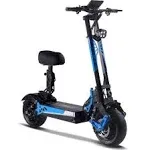 MotoTec - Switchblade 60V 4000W Lithium Electric Scooter Blue