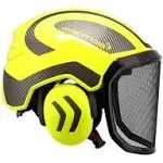 Pfanner Protos Integral Arborist Helmet, Neon Yellow/Carbon