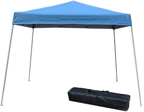 Impact Canopy 10' x 10' Instant Slant-Leg Canopy Tent, Royal Blue