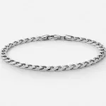 Miansai Men's Sterling Silver Cuban Chain Bracelet