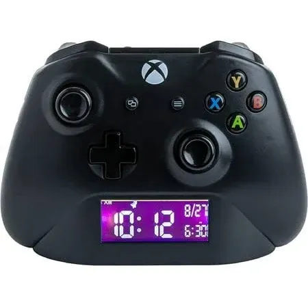 Paladone Xbox Controller Digital Alarm Clock, Officially Licensed Xbox Merchandise Gift and Decor for Gamers - Black