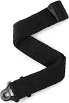 D'Addario Auto Lock Guitar Strap - Black Padded Stripes