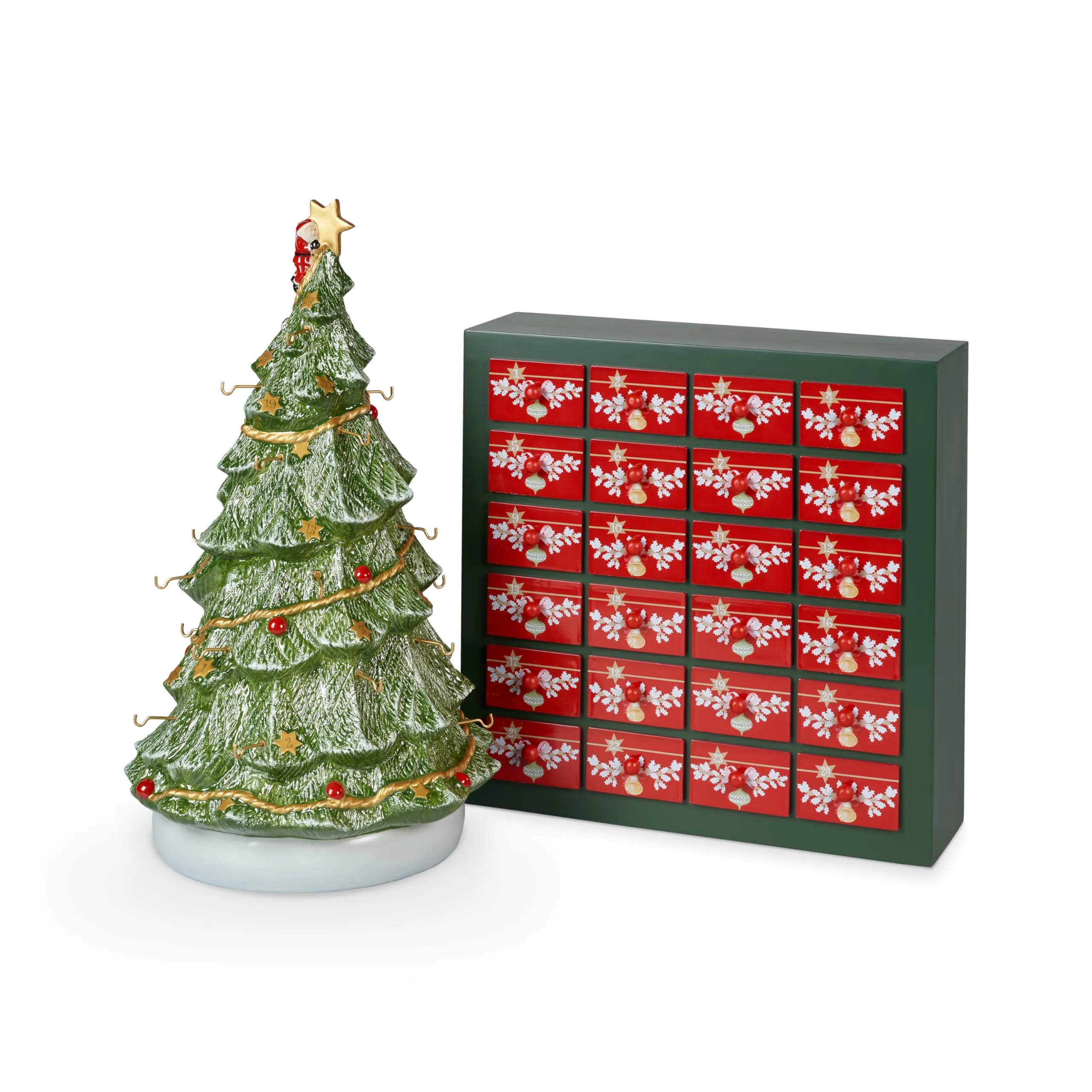 Villeroy & Boch Christmas Toys Memory Advent Calendar Set Festive Tree