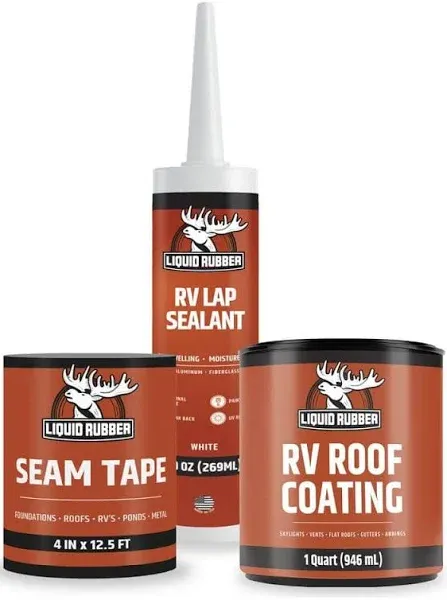 RV Roof Coating | Liquid Rubber, White / 1 Quart (946ml)