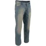 Milwaukee Leather MDM5002 Men's Blue Armored Denim Jeans Reinforced with Aramid by Dupont Fibers - 32 / Blue