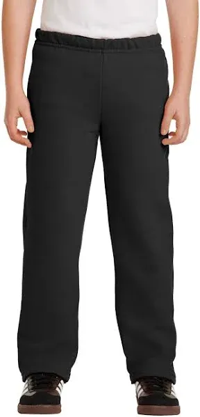 Gildan G182B Youth 50/50 USA Cotton/Polyest<wbr/>er Heavy Blend Sweatpants