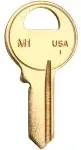 ILCO IN8 L1054B Ilco Lockset Key Blank - Brass - 50 Pack