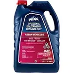 Peak Oet Extended Life Red/Pink 50/50 Prediluted Antifreeze/Coolant for Asian Vehicles, 1 gal.