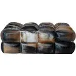 Creative Co-Op Decorative Horn Bubble Storage, Black and Brown Box