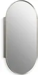 Kohler K-35574 Verdera 20" x 40" Capsule Framed Medicine Cabinet - Brushed Nickel