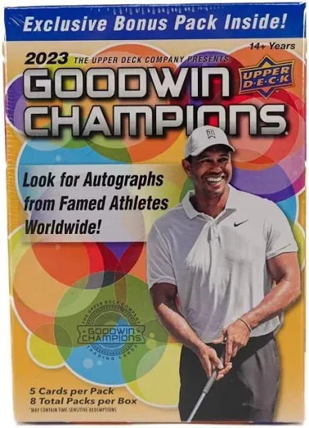 2023 Upper Deck Goodwin Champions Blaster Box