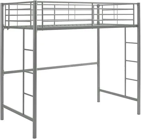 Walker Edison Metal Twin Loft Bed