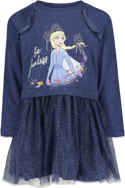 Disney Frozen Elsa Big Girls Dress Purple 10-12, Girl's