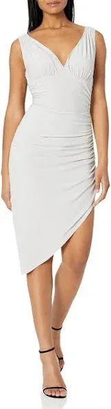 Norma Kamali Women's Tara Side Drape Dress