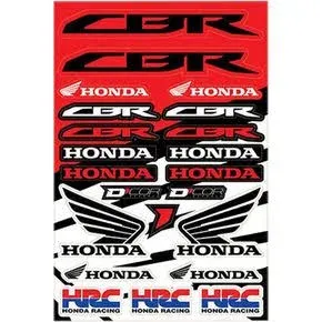 Honda Street Decal Sheet