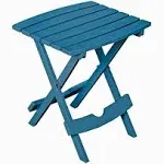 Adams Quik-Fold Rectangle Side Table, Blue