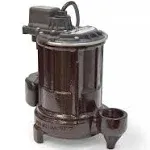 Liberty Pumps 257-2 - 1/3 HP Cast Iron Submersible Sump Pump w/ Vertical Float (25' Cord)