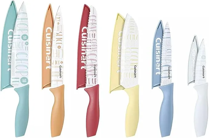 Cuisinart Advantage 12-pc. Ceramic-Coated Cutlery Set, All Over Words