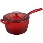 Le Creuset 2.25 qt. Enameled Cast Iron Signature Saucepan (Cerise)