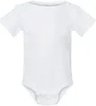 Rabbit Skins 4400 - Infant Baby Rib Bodysuit - White NB