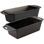 Lodge Cast Iron 2 Piece Loaf Pan Set