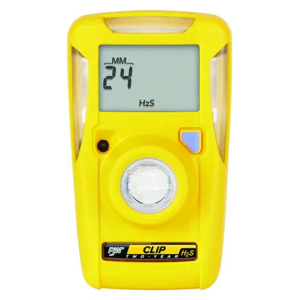 Honeywell BW BWC2-H Single Gas Monitor, H2S, Yellow