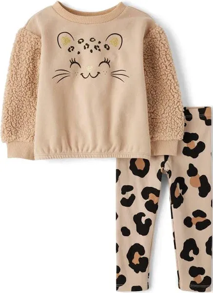 The Children's Place Toddler Girls Sweatshirt & Leggings Set