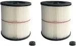 Maximalpower Filter for Craftsman Shop VAC 9-17816 17816 Replacement for Craftsman Wet Dry VAC Red Stripe Cartridge Filter Fits 5/6/8/12/16/32