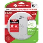 1046803 First Alert 10-Year Battery Carbon Monoxide and Smoke Alarm with Voice Alerts