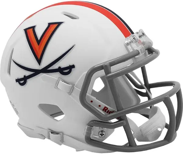 Virginia Cavaliers White Mini Speed Replica Helmet [NEW] Miniature Desk Office