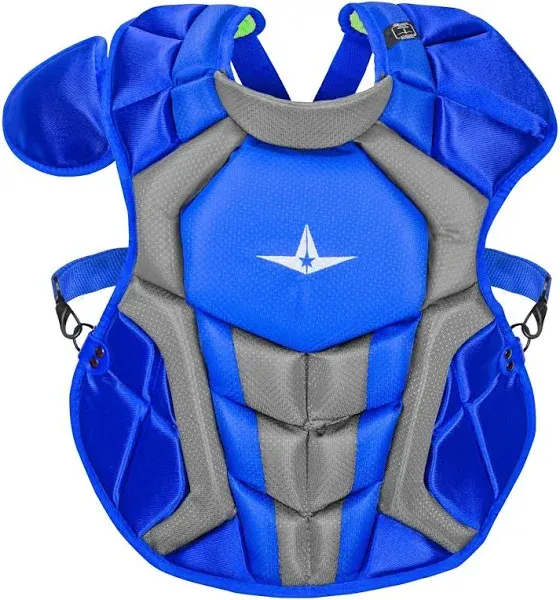 All Star System7 Axis NOCSAE Certified Youth Baseball Catcher's Chest Protector - Ages 9 - 12