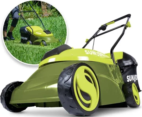 Sun Joe 14" 28 Volts Cordless Lawn Mower - Green