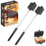 AILITOR Cast Iron Camp Pie Cooker, Campfire Sandwich Maker (Pack of 2)