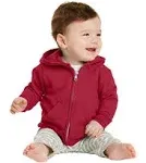 Port & Company Infant Core Fleece Full-Zip Hooded Sweatshirt