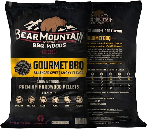 Bear Mountain Gourmet BBQ Pellets