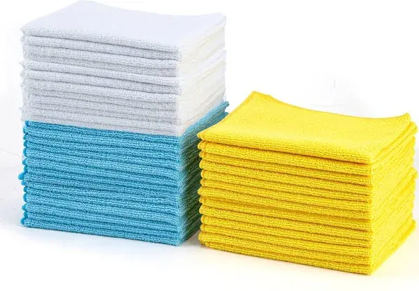 AmazonBasics Microfiber Cleaning Cloth - 24 Pack